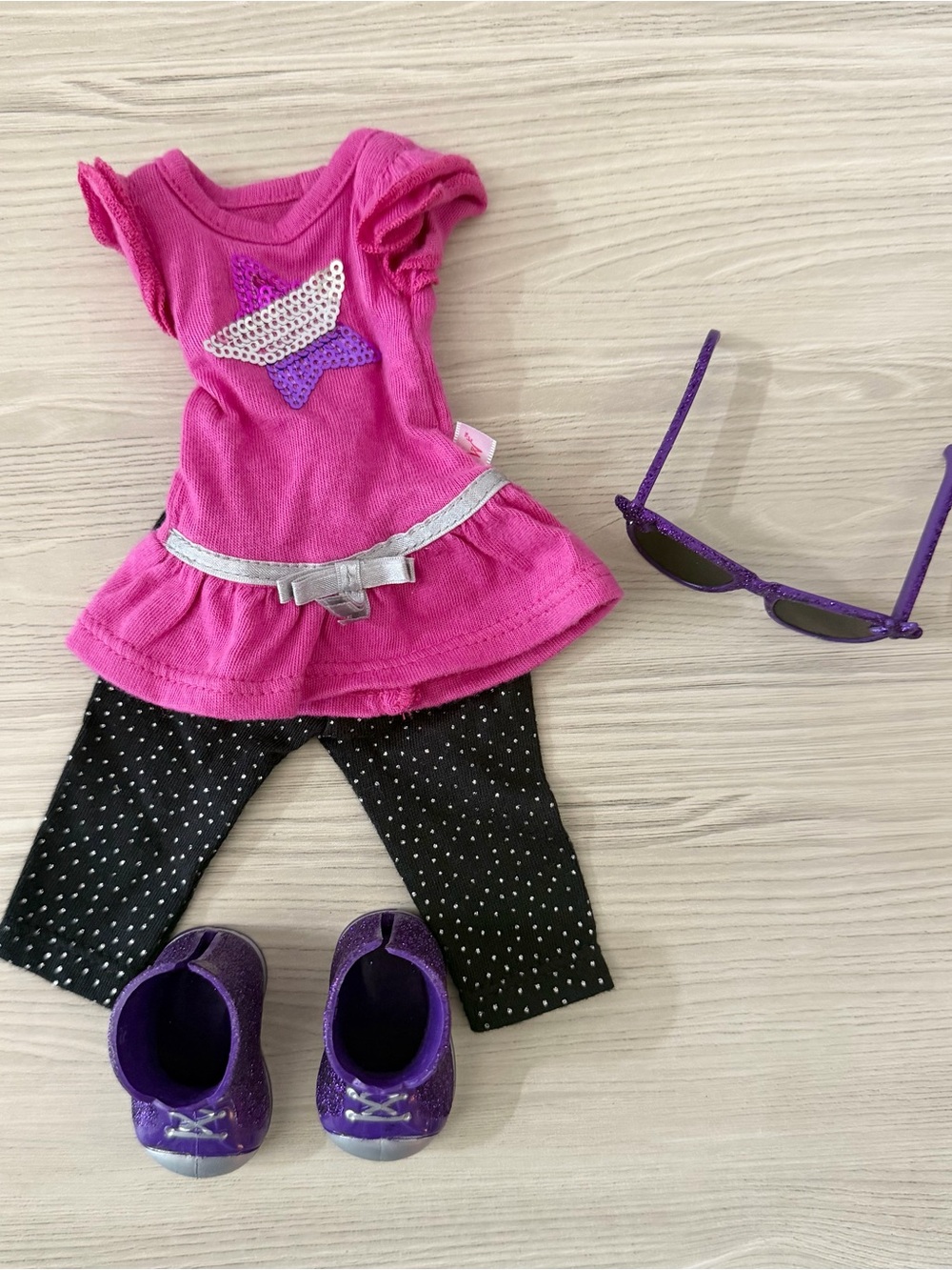 American Girl WellieWishers Rock Star Outfit 2018 Retired Complete 4 Piece